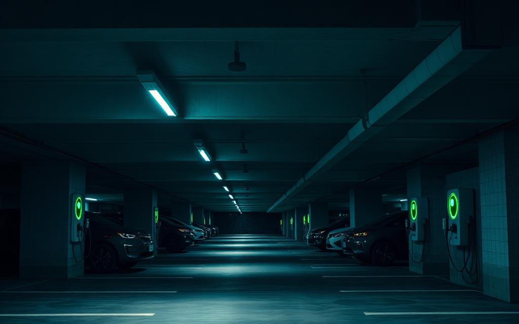 Kortermaja parkla laadimispunktidega